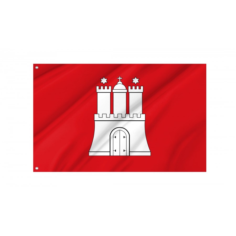 Hamburg Flagge - Deutschland schnelle lieferung & qualitativ hochwertig | kaufeflaggen